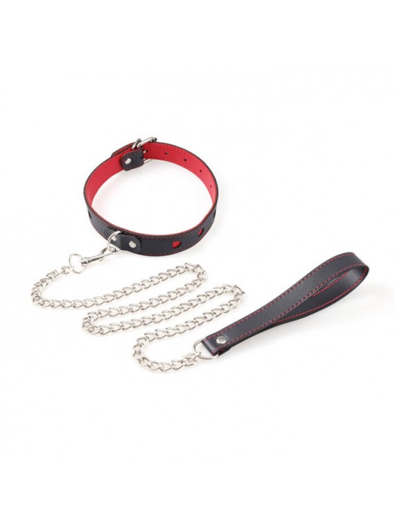 Necktie With Hearts And Strap - nss4055077