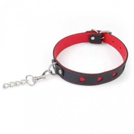 Necktie With Hearts And Strap - nss4055077