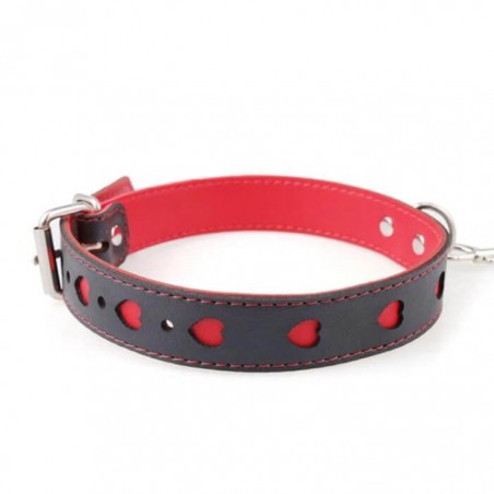 Necktie With Hearts And Strap - nss4055077
