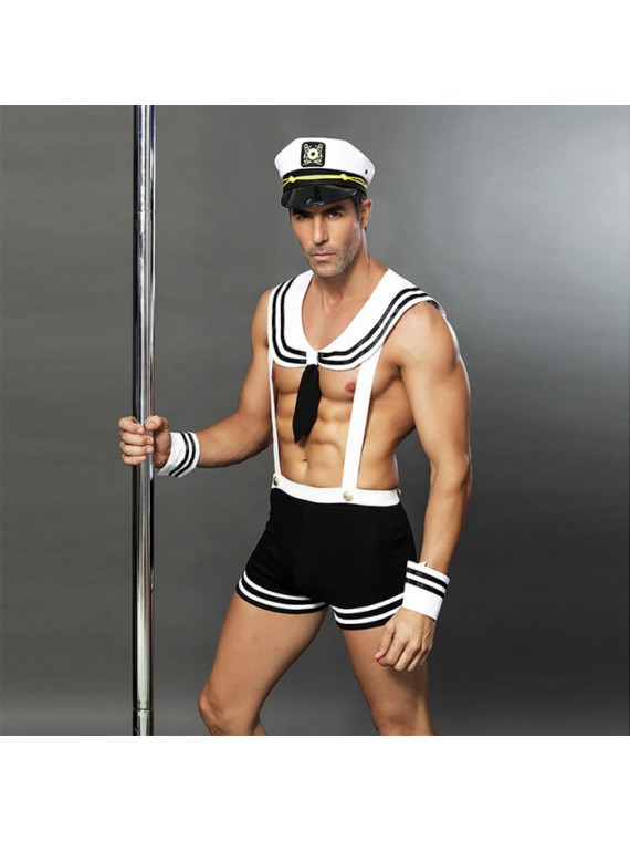 Black / White Sailor Costume S / L - nss4021068