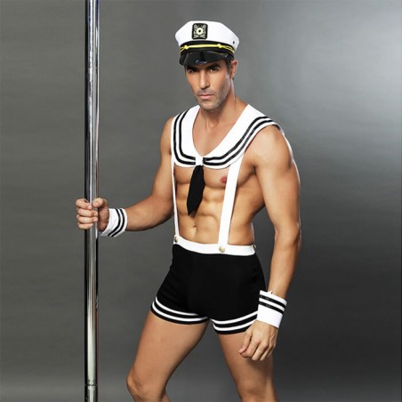 Black / White Sailor Costume S / L - nss4021068