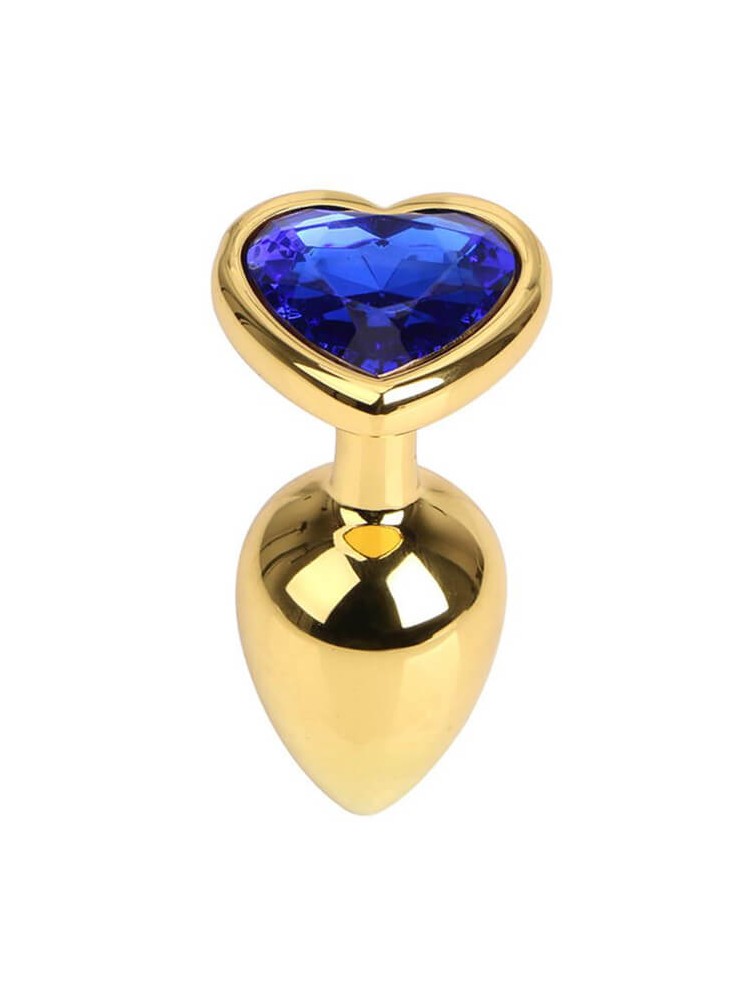 Gold Butt Plug with Heart Small - nss4038064 Gold Butt Plug with Heart Small - nss4038064