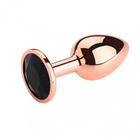 Buttplug Small Rose Gold/Black - nss4038072