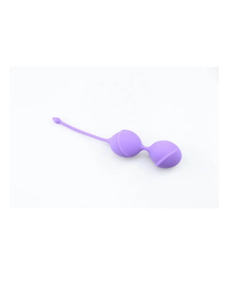 Silk Kegel Balls Silicone Purple - nss4090062