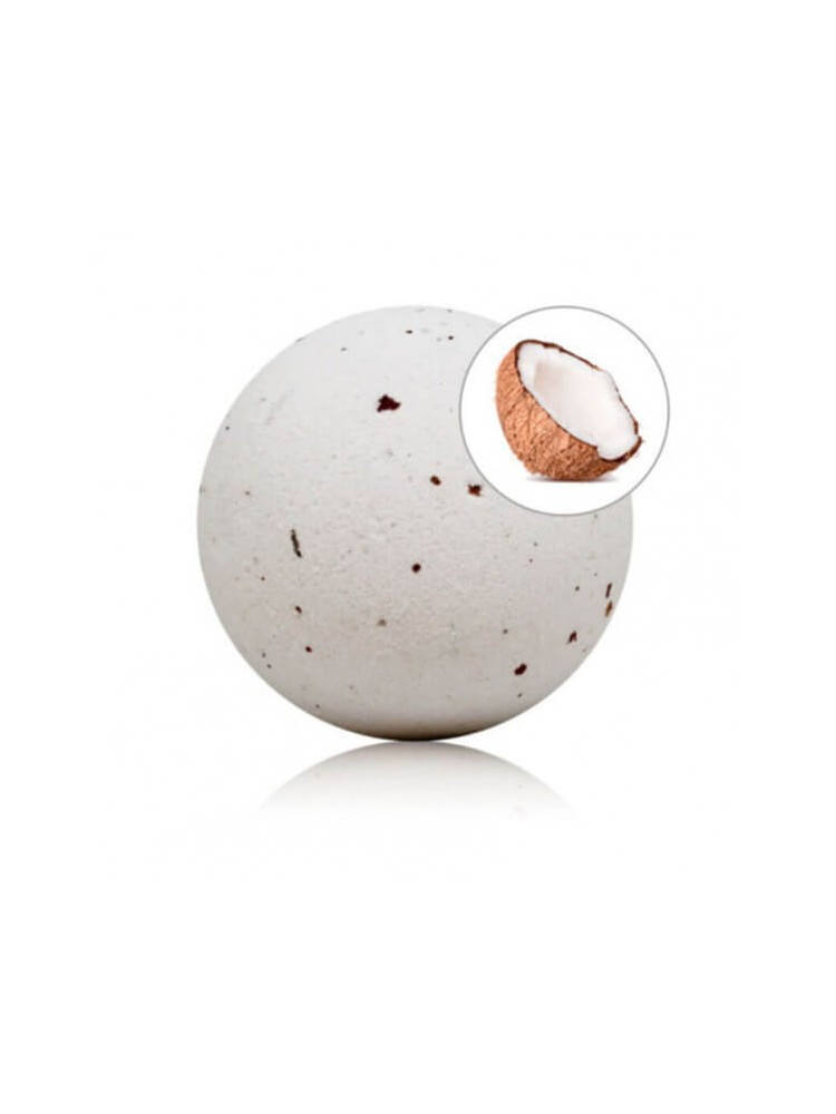 Coconut Bath Bomb with Rose Petals - nss4050139 Coconut Bath Bomb with Rose Petals - nss4050139