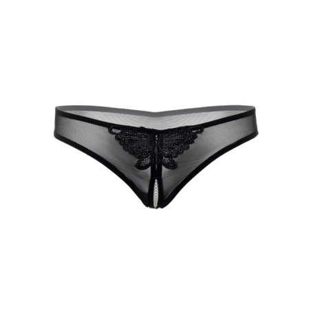 Indra Crotchless Beaded Thong - nss4015085