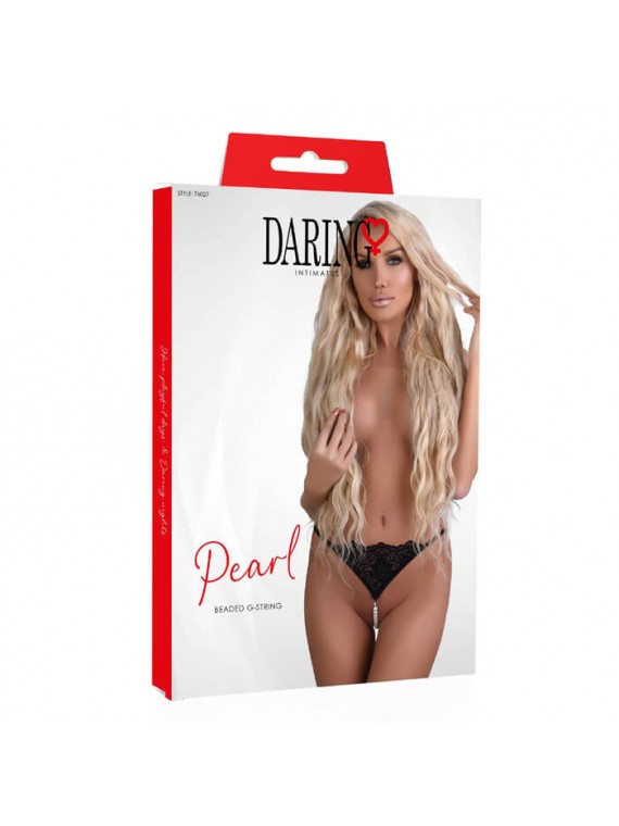 Pearl beaded g-string - nss4015086