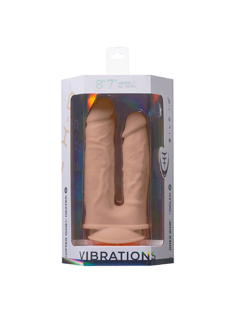 Duo Dildo Vibrating 17.5-19.5cm - nss4030058
