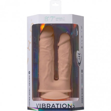 Duo Dildo Vibrating 17.5-19.5cm - nss4030058