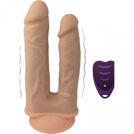 Duo Dildo Vibrating 17.5-19.5cm - nss4030058