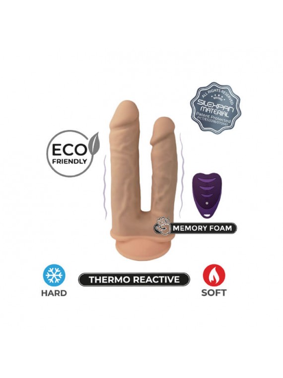 Duo Dildo Vibrating 17.5-19.5cm - nss4030058