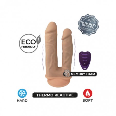 Duo Dildo Vibrating 17.5-19.5cm - nss4030058