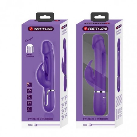Multi Function Rabbit Vibrator With Tongue - nss4031089