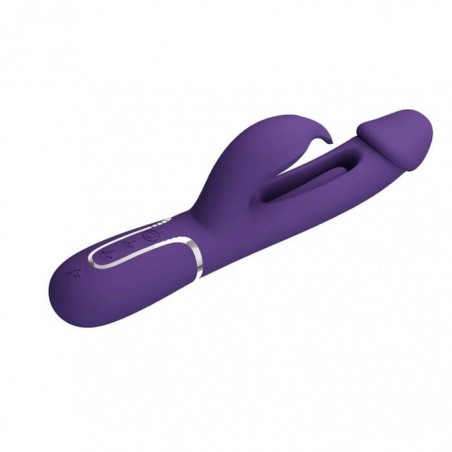 Multi Function Rabbit Vibrator With Tongue - nss4031089