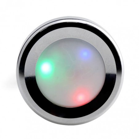 Led Light Metallic Buttplug - nss4038099