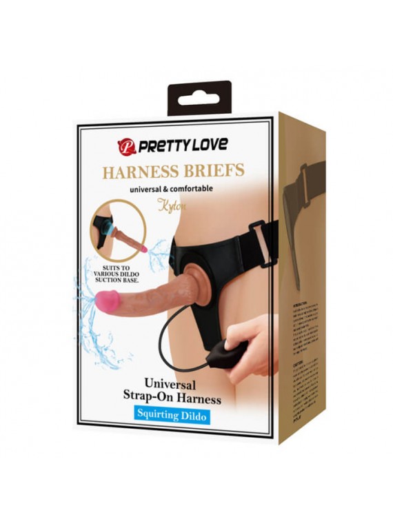 Kyton Harness Briefs with Squirting Dildo - nss4061020