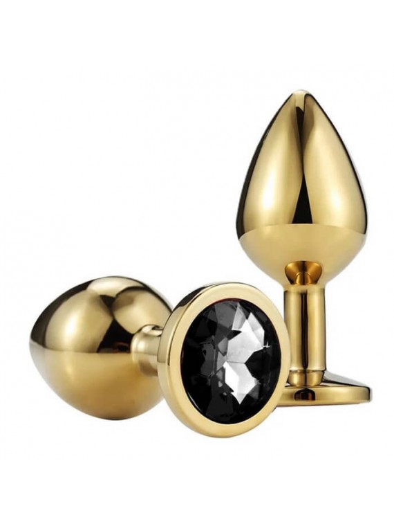 Buttplug Large Gold/Black - nss4038307