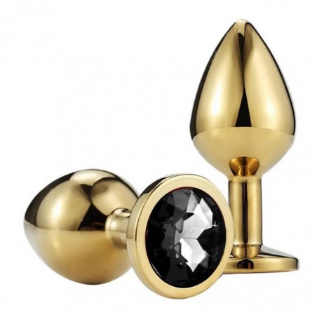 Buttplug Large Gold/Black - nss4038307