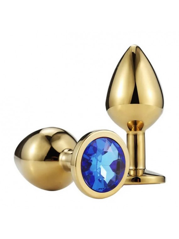 Buttplug Large Gold/Blue - nss4038308