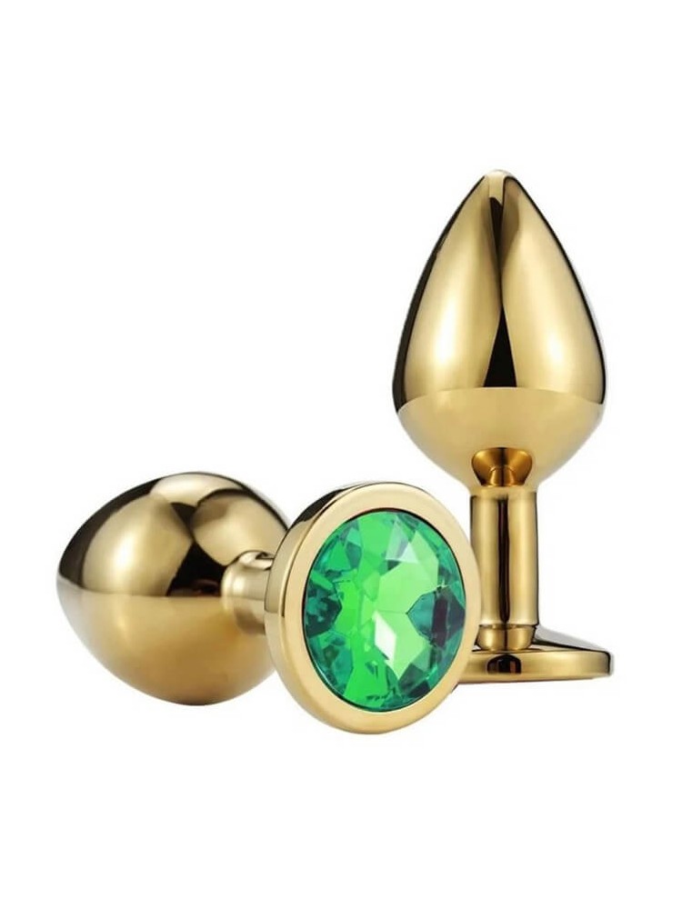 Buttplug Small Gold/Green - nss4038309