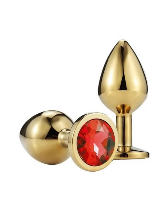 Buttplug Large Gold/Red - nss4038311