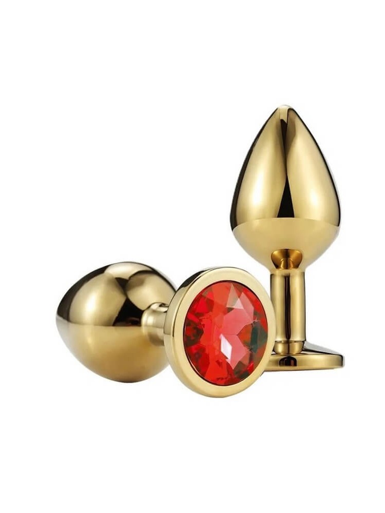 Buttplug Large Gold/Red - nss4038311