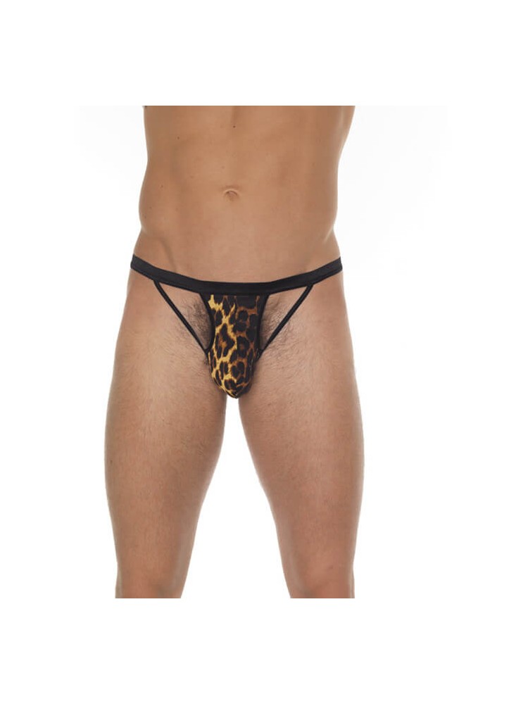 Open thong Leopard Print - nss4021073