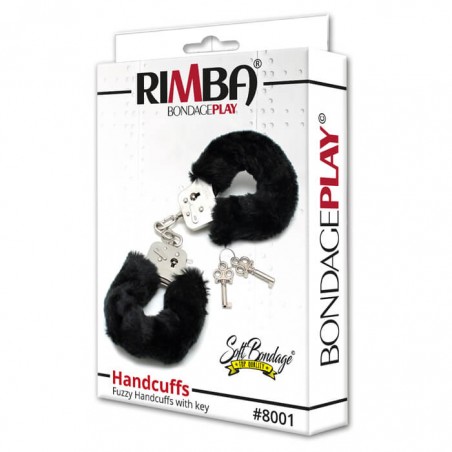 Handcuffs with Black fur - nss4053028