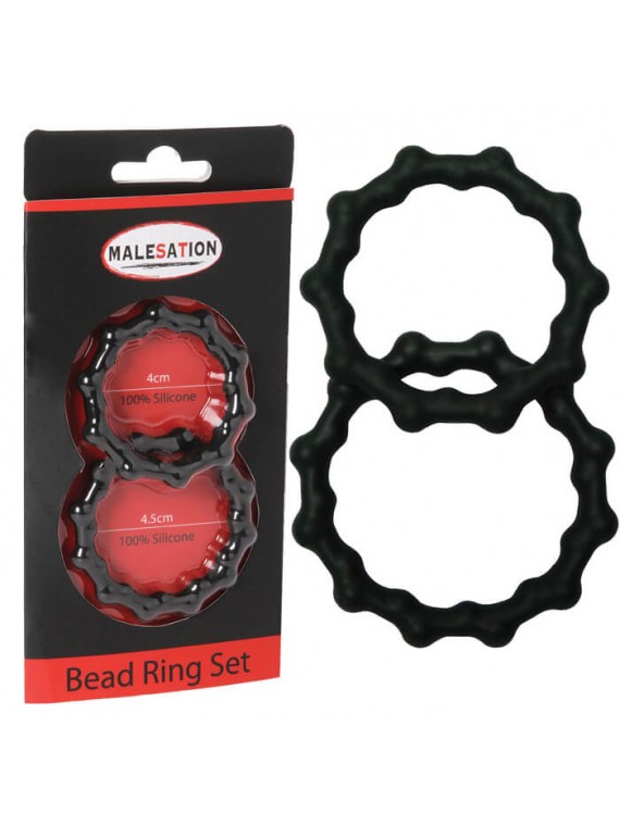 Malesation Bead Ring Set - nss4020058