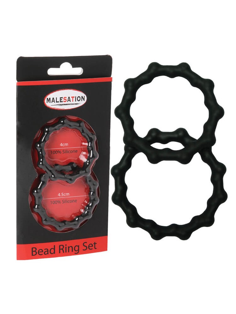 Malesation Bead Ring Set - nss4020058