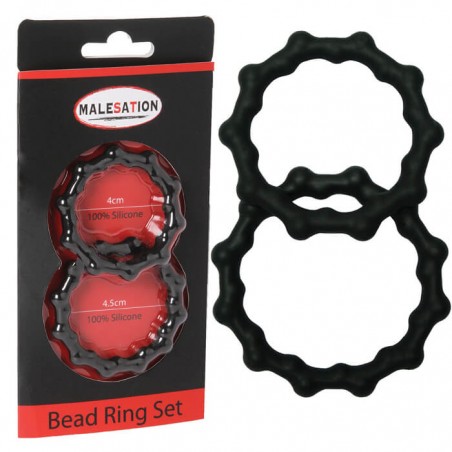 Malesation Bead Ring Set - nss4020058