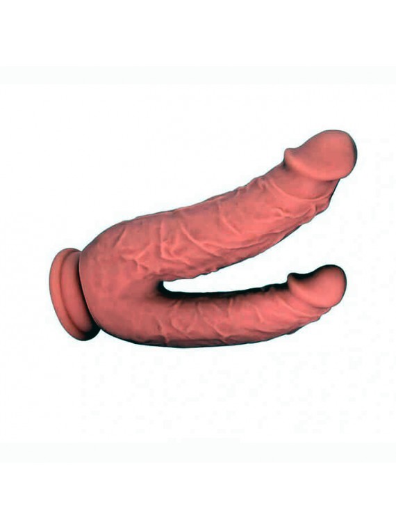 Realistic Double Dildo Brown - nss4030062