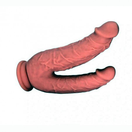 Realistic Double Dildo Brown - nss4030062
