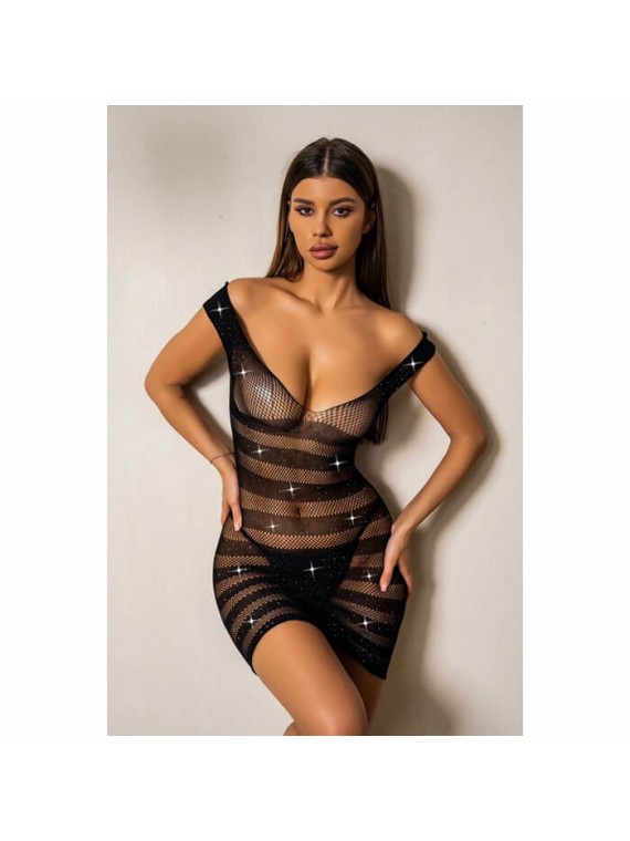 Elastic Mini Dress - nss4016209