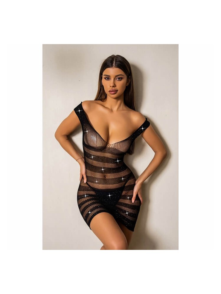 Elastic Mini Dress - nss4016209