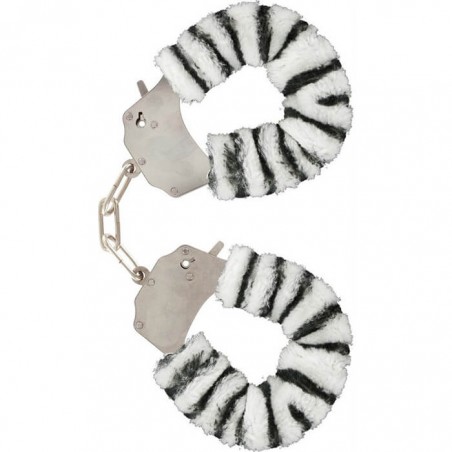 Furry Fun Cuffs Zebra - nss4053030