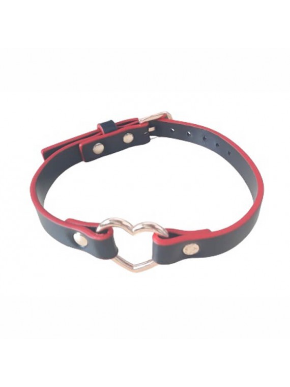 Choker Golden Heart RedBlack - nss4055086