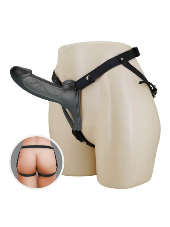 Pretty Love Landon Harness Briefs Black - nss4061022