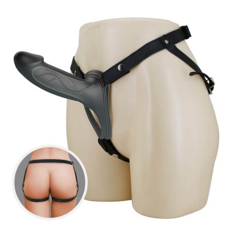 Pretty Love Landon Harness Briefs Black - nss4061022