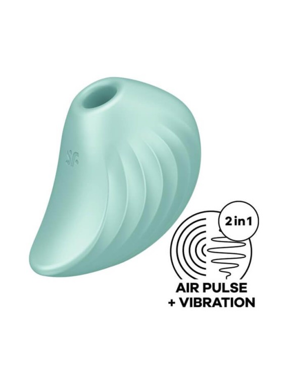 Pearl Diver Air Pulse Stimulator & Vibrator Mint - nss4034001