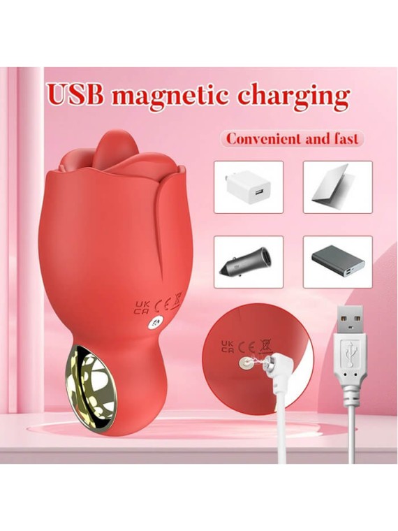 Red Silicone Lip & Tongue - nss4034002