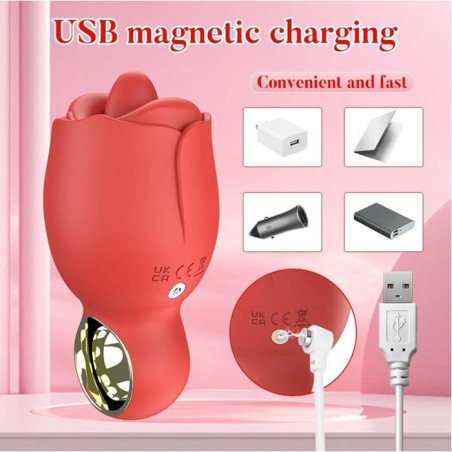 Red Silicone Lip & Tongue - nss4034002