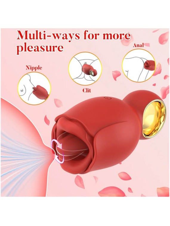 Red Silicone Lip & Tongue - nss4034002