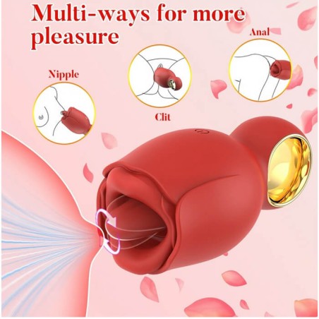 Red Silicone Lip & Tongue - nss4034002