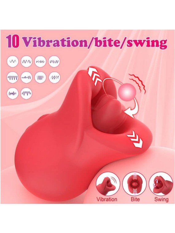 Vibrator Seductive Lips 3 in 1 - nss4034008