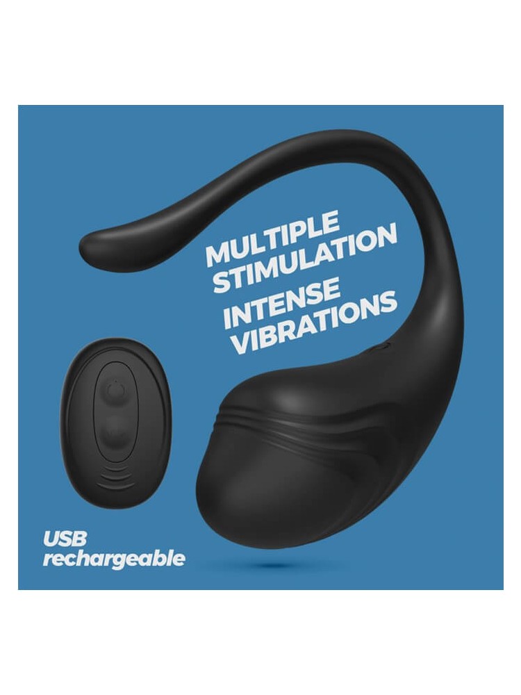 Tamago Vibrator Egg Remote Black - nss4034012