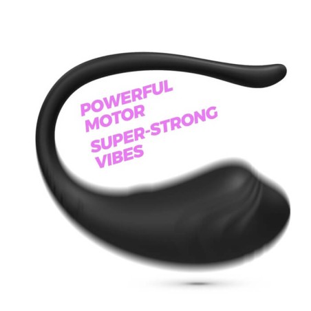 Tamago Vibrator Egg Remote Black - nss4034012