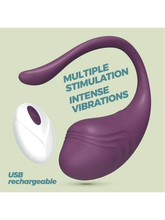 Tamago Vibrator Egg Remote Purple - nss4034013