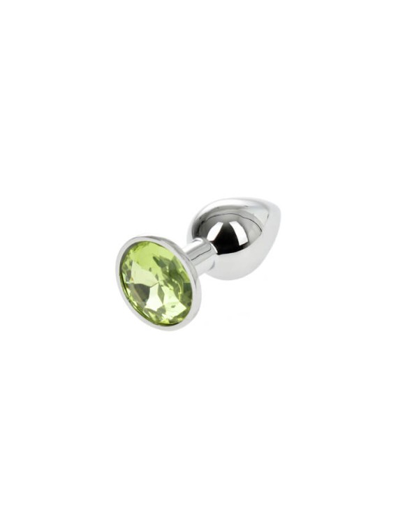 Buttplug Small Silver/Green - nss4038012