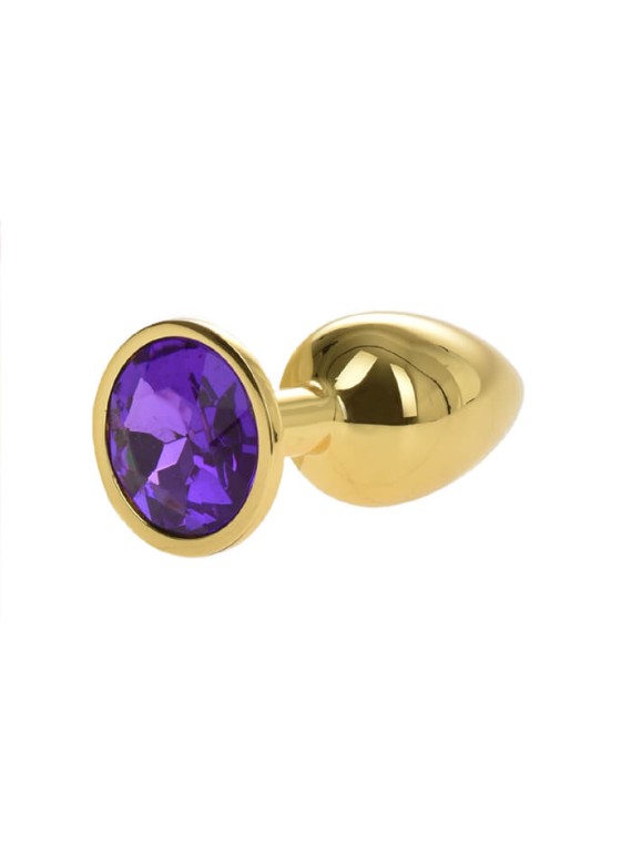 Buttplug Small Gold/Purple - nss4038027